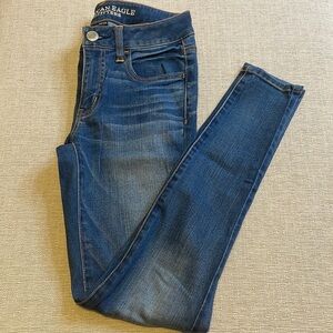 NEW American Eagle Denim Super Stretch Jegging Darkness Falls